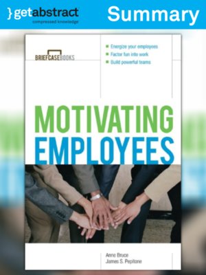 cover image of Motivating Employees (Summary)
